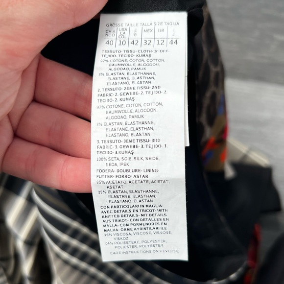 MAX MARA Blocked Pattern Sheath Pencil Dress - Picture 9 of 13